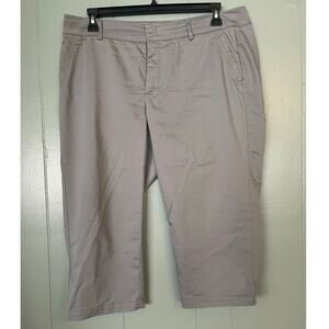 Women’s Dockers‎ Grey Capri pant size 16 pre-owned